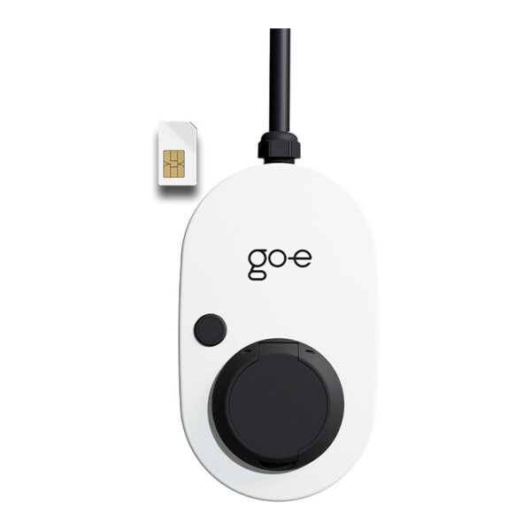 go-e Charger Gemini 2.0, 22 kW (32A 3-phasig) (wei/schwarz, ohne Kabel, 4G/LTE)