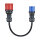 go-e Adapterset fr Gemini flex 11 kW, 3-teiliges Set (schwarz, 30cm)