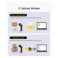 inateck Barcodescanner Pro 8 black [Pro 8_black]