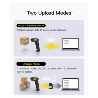 inateck Barcodescanner 36 black [BCST-36_black]