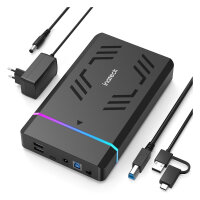 Inateck Festplattengeh.RGB 3.5" USB 3.0...