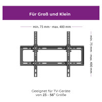 ZUB Ultron Wandhalterung Flatscreen WM100 23"-56" Neigung