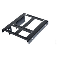 Ultron Einbaurahmen intern 2x2.5" SSD/HDD Metall schwarz