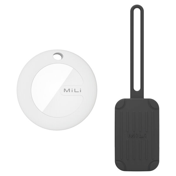 MiTag with Luggage Tag,apple zert.Tag Anhänger black