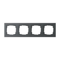 GIRA 021423 Rahmen 4f anthrazit E2 4-fach E2