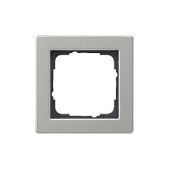 GIRA 021133 Abdeckrahmen 1f Gira E2 Edelstahl