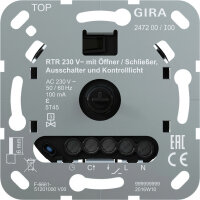 GIRA 247200 Einsatz Raumtemperaturregler 230V 1Ö 1S