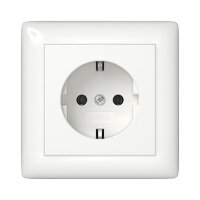 GIRA 444003 SCHUKO Vollpl. Standard 55 Reinweiß