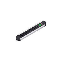Bachmann Tischsteckdose, 6xDosen(CEE7)->Stecker(CEE7),...