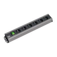 BACHMANN Handwerkerleiste 6x Schutzkontakt Schalter...