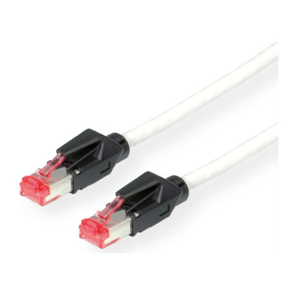 DTWYLER Patchkabel Cat.6 (Class E) S/FTP, CU 7702 flex LSOH, Hirose TM21, grau, 2 m