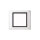 MERTEN 400119 Rahmen 1-fach pws AQUADESIGN