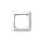 MERTEN 389119 Rahmen 1-fach pws brilliant 1-M