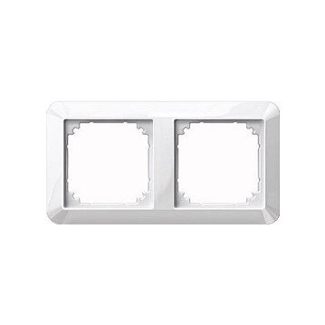 MERTEN 389219 Rahmen 2-fach pws brilliant 1-M