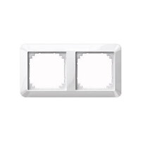 MERTEN 389219 Rahmen 2-fach pws brilliant 1-M