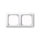MERTEN 389219 Rahmen 2-fach pws brilliant 1-M