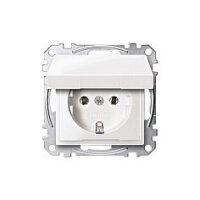MERTEN MEG2311-0319 SCHUKO-Steckdose mit Klappdeckel...