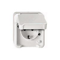 MERTEN MEG2300-8019 SCHUKO-Steckdose polarweiß mit...