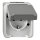 MERTEN MEG2301-8029 SCHUKO-Steckdose. lichtgrau. AQUASTAR