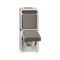 MERTEN MEG3495-8029 Kombination Schuko-Wechselschalter