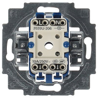 BUSCH JAEGER BJ 2020US-206 Wipptaster Wechsler UP Einsatz 1-polig Wechsler