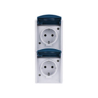 BUSCH JAEGER BJ 20-02EW-53 Steckdose m.Klappdeckel...