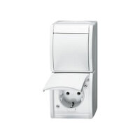 BUSCH JAEGER BJ 2601/6/20EW-54 Kombi Steckdose/...