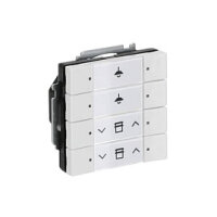 BUSCH JAEGER BJ 6127/01-84 Tastsensor 4f m.Bus- Ankoppler UP-Sensoren f.KNX studioweiß