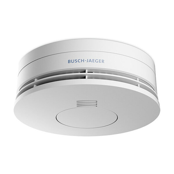 BUSCH JAEGER BJ 6833-84 Rauchalarm AP Lithium ProfessionalLINE studioweiß standalone