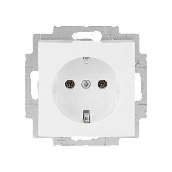 BUSCH JAEGER BJ 20 EUC-914 SCHUKO Steckdosen-Einsatz alpinweiß Busch-balance SI. 2011-0-6232