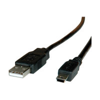 ROLINE USB2.0 KABEL A-5PMINI 0 8M