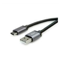 ROLINE USB2.0 KABEL C-A SLBR-SW 1 8M