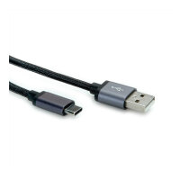 ROLINE USB2.0 KABEL C-A SLBR-SW 1 8M
