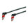 ROLINE USB 2.0 Kabel Typ-C - Typ-C ST/ST 360 Rotation schwarz / rot 1m