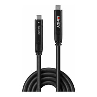 LINDY 8m USB 3.2 Gen 1 & DP 1.4 Typ C Hybridkabel