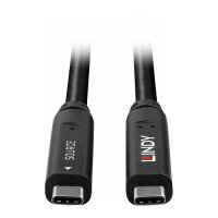 LINDY 8m USB 3.2 Gen 1 & DP 1.4 Typ C Hybridkabel