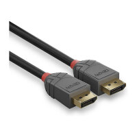 LINDY DisplayPort Kabel Anthra Line 1m