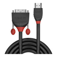 LINDY HDMI an DVI-D Single Link Kabel Black Line 0.5m