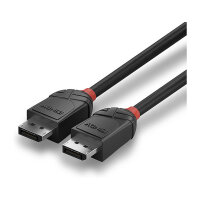 LINDY DisplayPort Kabel Black Line 0.5m
