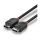 LINDY DisplayPort Kabel Black Line 0.5m
