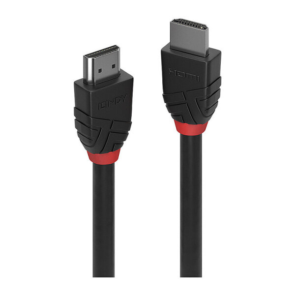 LINDY HDMI High Speed Kabel Black Line 7,5m