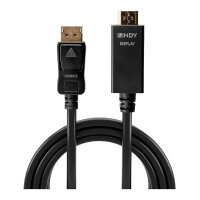LINDY DisplayPort an HDMI Kabel 4K30 (DP: passiv) 5m
