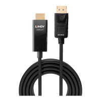 LINDY DisplayPort an HDMI Adapterkabel mit HDR 2m