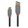 LINDY USB 3.1 Kabel Typ A/C 5A PD Anthra Line M/M 1m