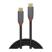 LINDY USB 3.1 Kabel Typ C/C 5A PD Anthra Line M/M 1.5m