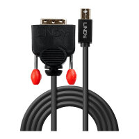 LINDY Mini-DisplayPort an DVI-D Kabel schwarz 3m