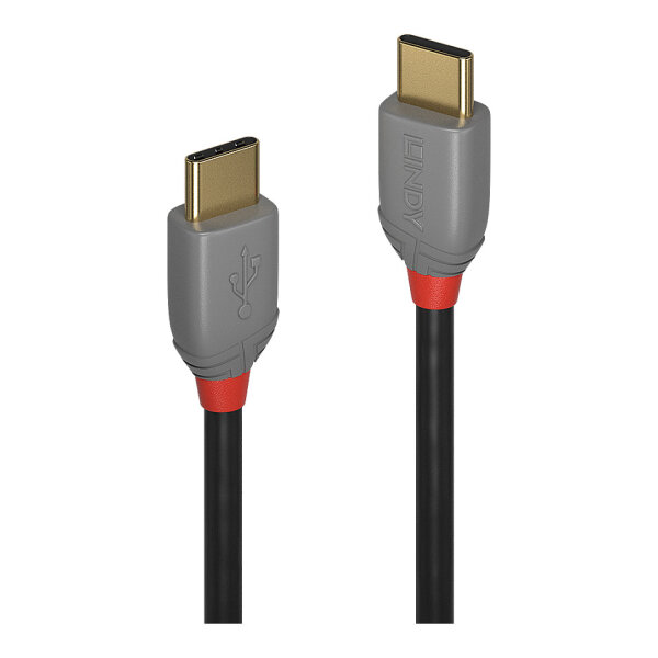 LINDY USB 2.0 Kabel Typ C/C Anthra Line M/M 0.5m