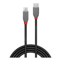 LINDY USB 2.0 Kabel Typ C/Micro-B Anthra Line M/M 0.5m