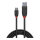 LINDY USB 3.1 Kabel Typ A/C 3A Black Line M/M 1m