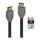 LINDY HDMI Kabel Ultra High Speed 1m, Anthra Line